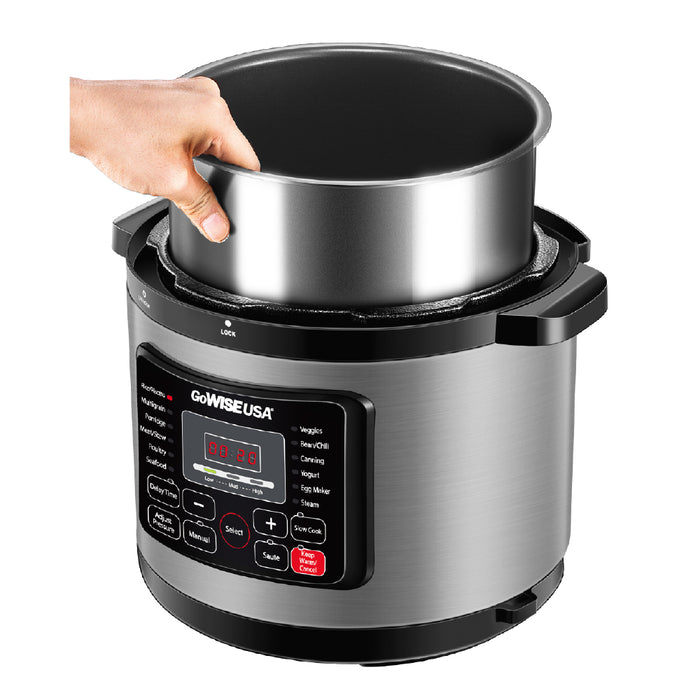 Stainless Steel Insert Cooking Pot for GW22711/712 Silver Pressure Cookers