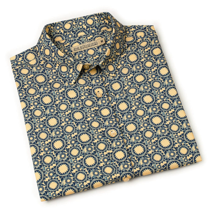 RSVLTS RSVLTS Bamboo Short Sleeve Shirt Sunburst – Bamboo Short Sleeve Shirt Sunburst – Bamboo Short Sleeve Shirt