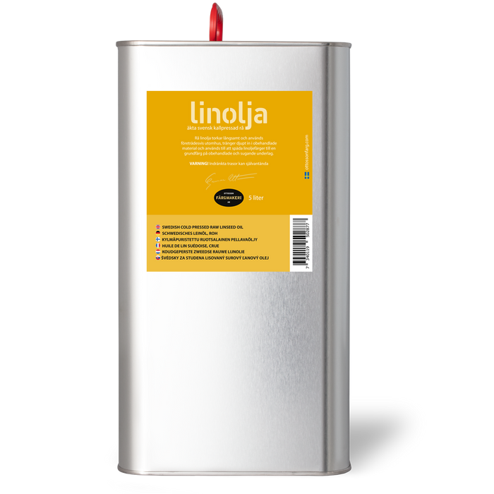 Swedish Cold Pressed Raw Linseed Oil-Ottosson Färgmakeri-Atlas Preservation