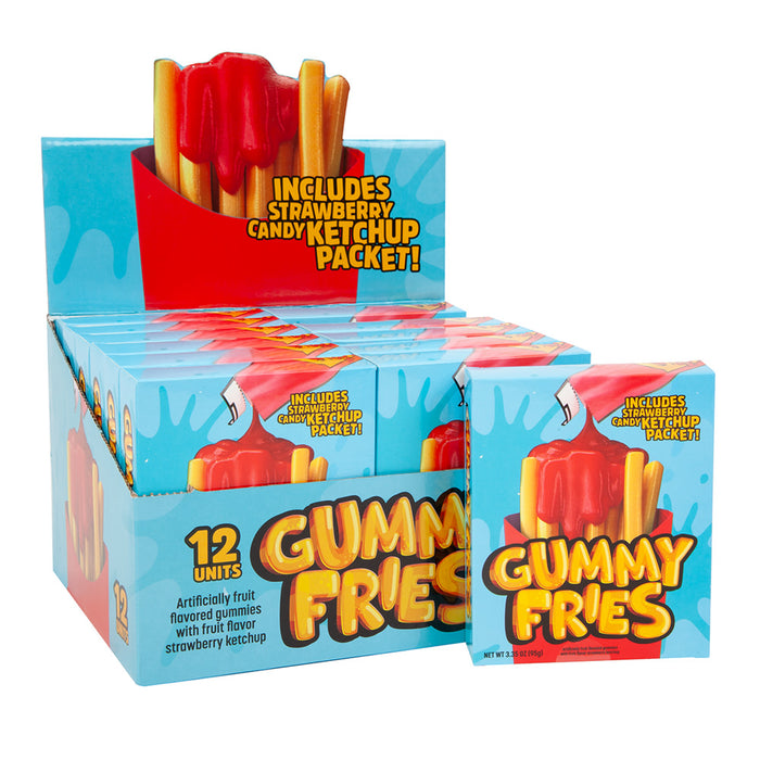 That's Sweet Candy Ketchup and Gummy Fries Treats - 12 Count