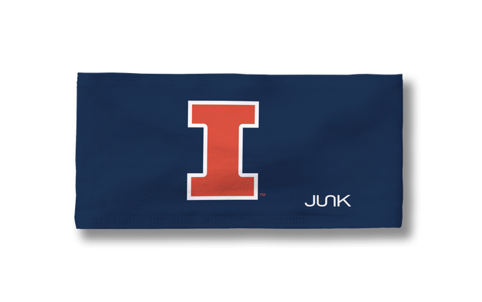 University of Illinois: Logo Blue Big Bang Lite Headband - View 3