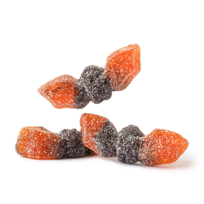 Vidal Peach Blackcurrant Gummi Bats Candy - 2.2 LB