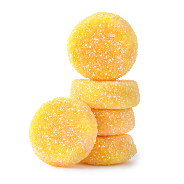 Vidal Sour Bites Orange and Pineapple Gummy Candy - 2.2 LB