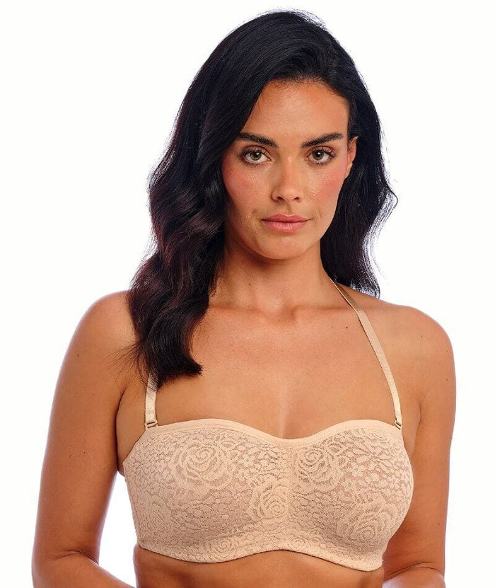 Wacoal Halo Lace Strapless Bra - Nude Bras