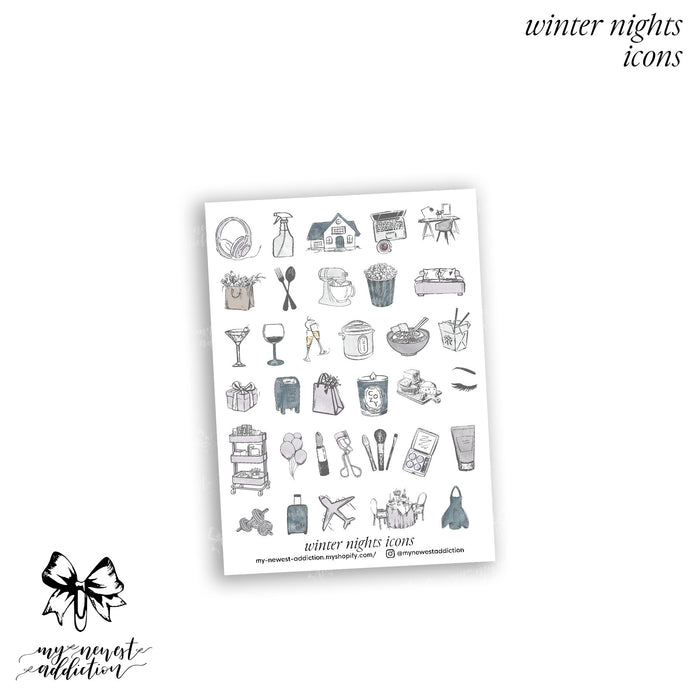 Icon Sampler - Premium Matte // NOT FOILED