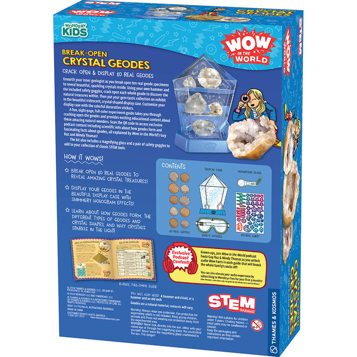 Wow in the World: Break-Open Crystal Geodes STEM Thames & Kosmos