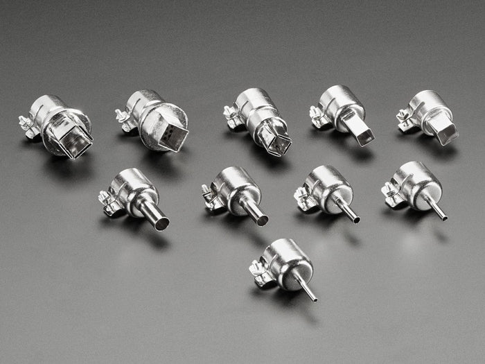 10-piece Hot Air Rework Soldering Nozzle Kit by The Pi Hut - The Pi Hut