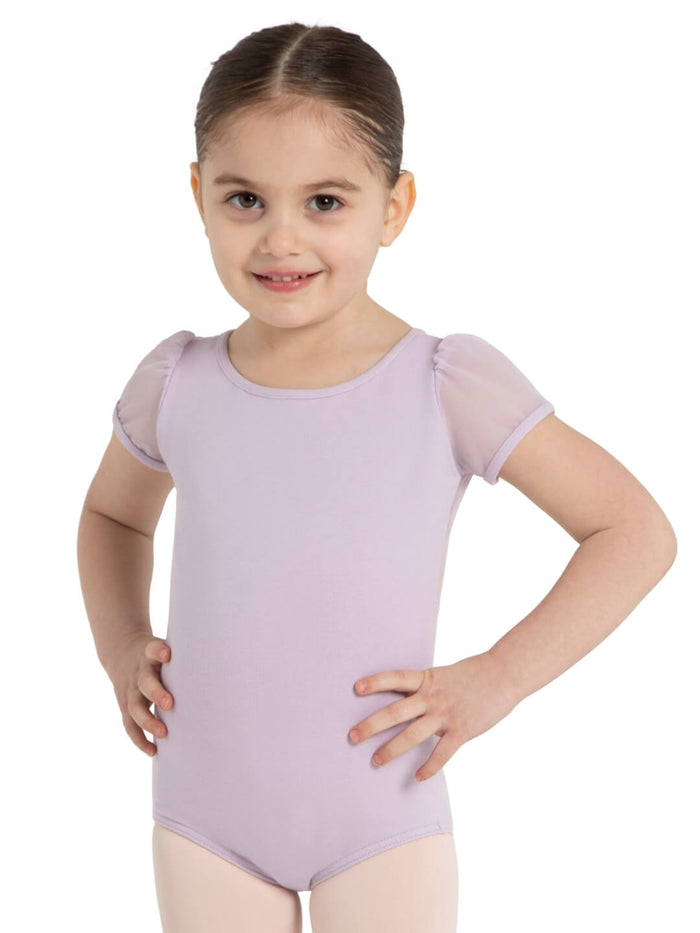 11311C Child Puff Sleeve Leotard