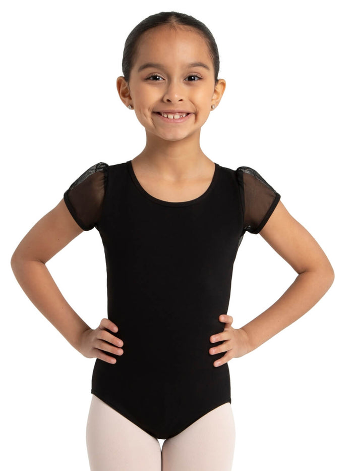 11311C Child Puff Sleeve Leotard