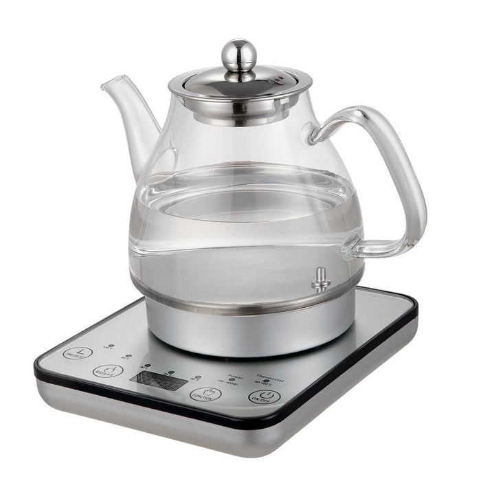 1.2L Digital Glass Kettle 800W Electric with Tea Infuser-#product_category#-Home Living Store