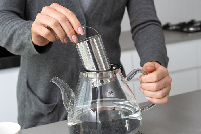 1.2L Digital Glass Kettle 800W Electric with Tea Infuser-#product_category#-Home Living Store