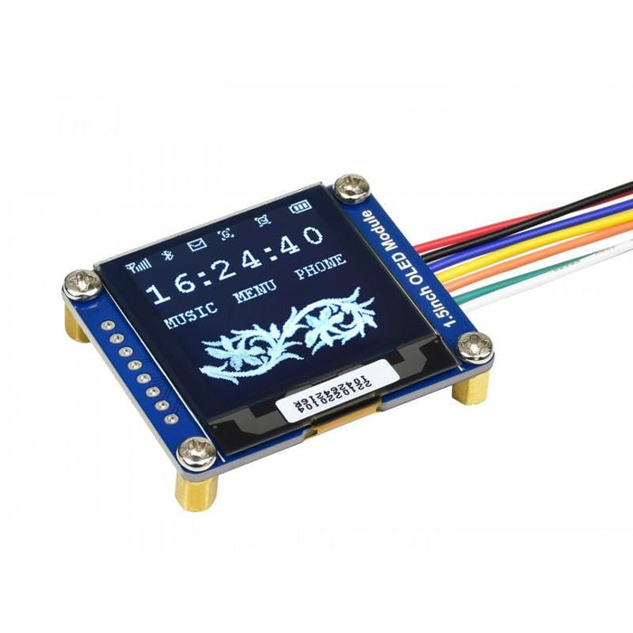 1.5" OLED Display Module (128x128) by Waveshare - The Pi Hut