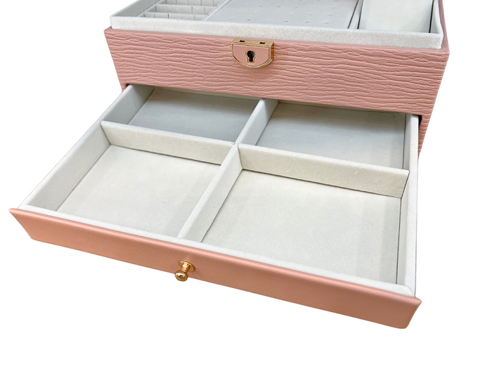 2 Drawer Jewellery Box With Lock