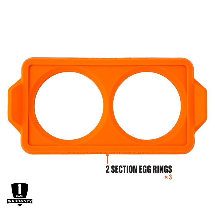 2 Section Egg Ring Trays - Blackstone Products