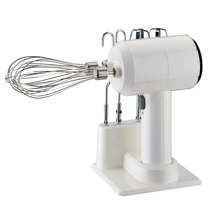 20cm Cordless Hand Mixer w/ Stand Home Food Cooking/Baking White-#product_category#-Home Living Store