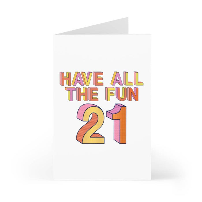 21st Birthday Card Funny Birthday Milestone Greeting Cards