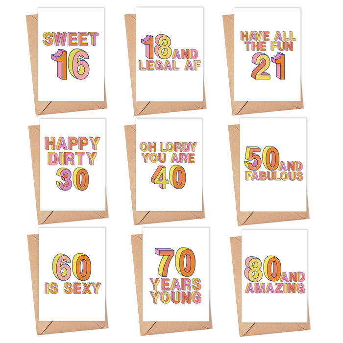 21st Birthday Card Funny Birthday Milestone Greeting Cards