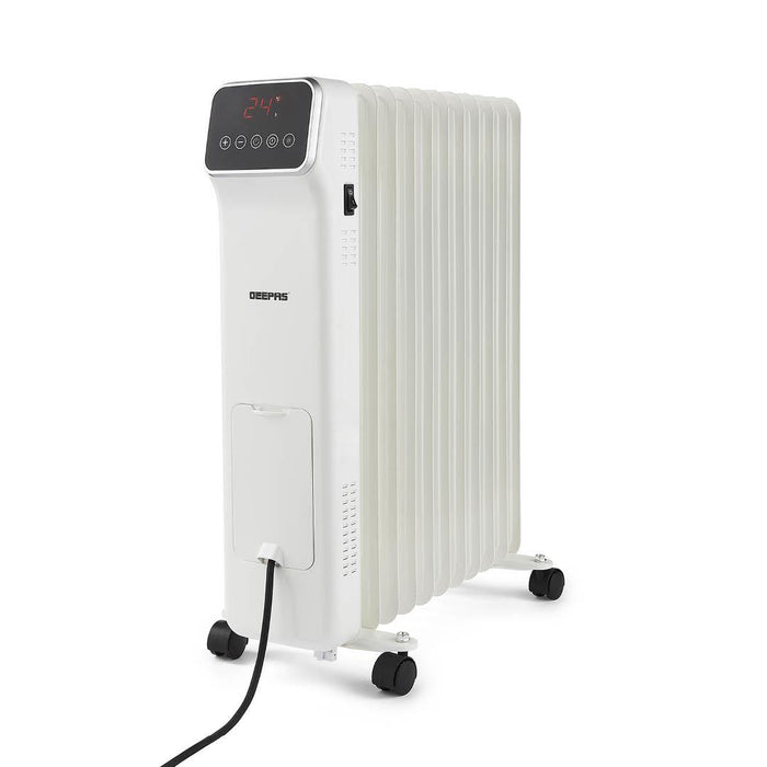 2500W Digital 11-Fin Oil-Filled Electric Radiator Heater