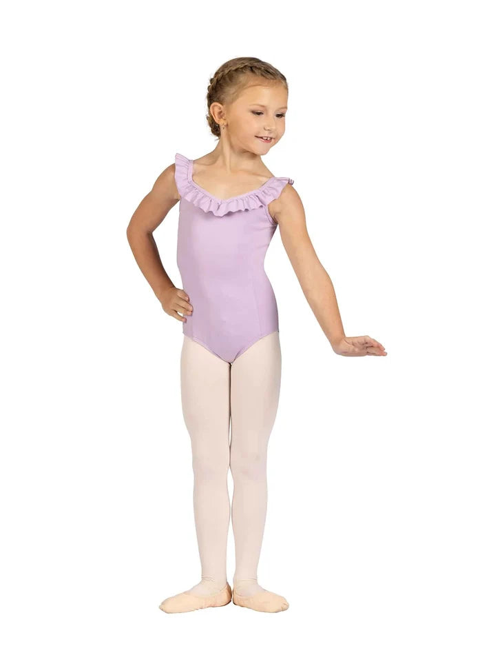 25108C Child Babe Ruffle Sleeve Leotard