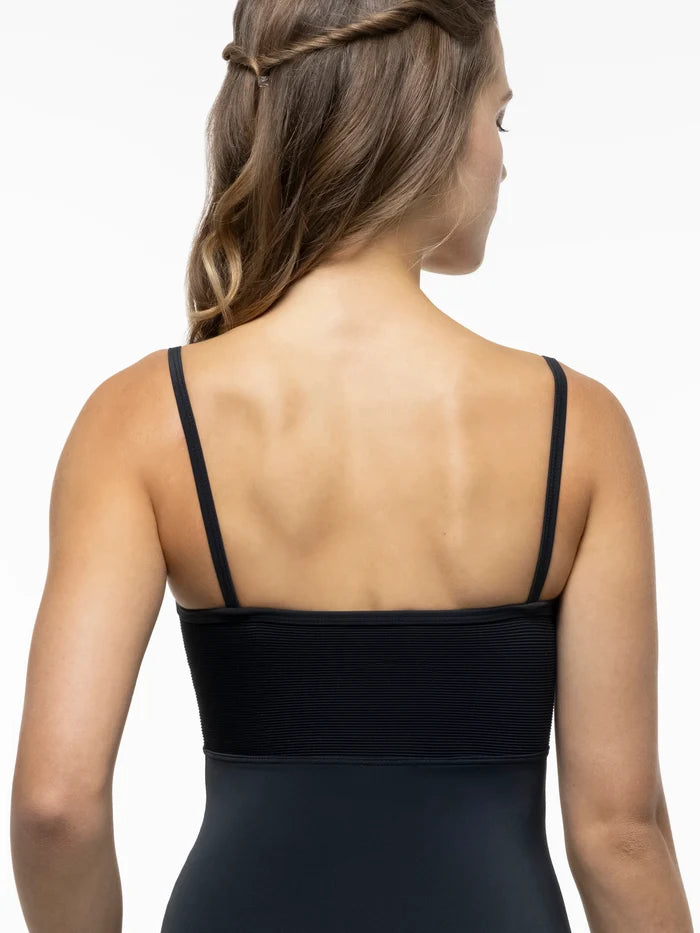 2764A Bondi Zip Front Cami Adult Leotard