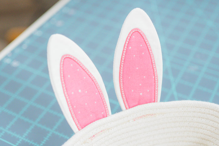 3-D Bunny Ears (Downloadable Sewing and Machine Embroidery Pattern)