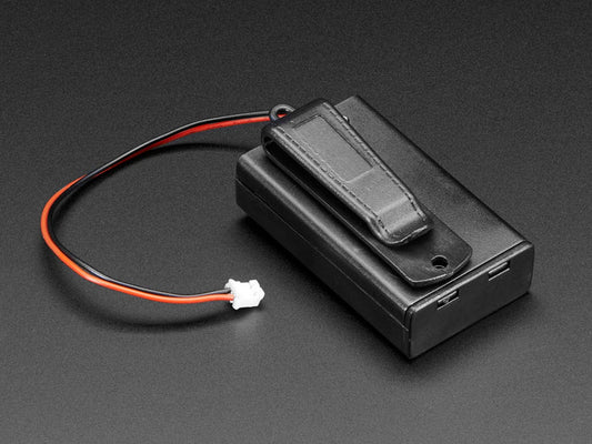 3 x AAA Battery Holder with On/Off Switch, JST, and Belt Clip by The Pi Hut - The Pi Hut