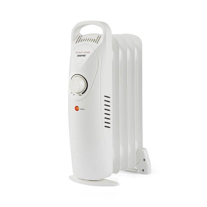 5-Fin White Oil-Filled Radiator 450W Electric Heater
