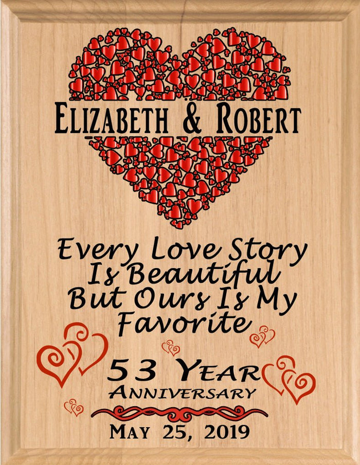 53 Year Anniversary Gift