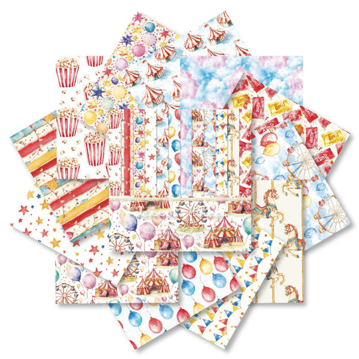 6 inch Amusement Park Scrapbook Paper Pad SKP466