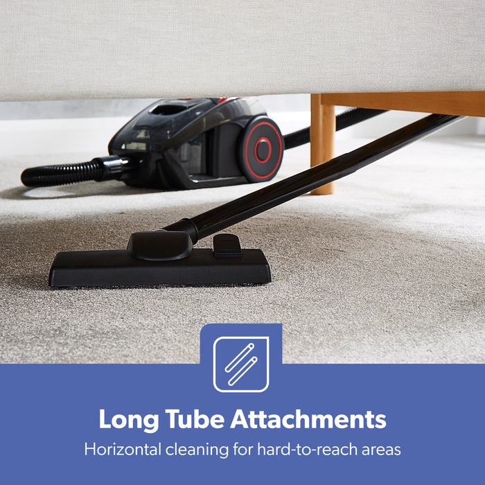 700W High-Power Cyclonic Vacuum Cleaner with HEPA Filter
