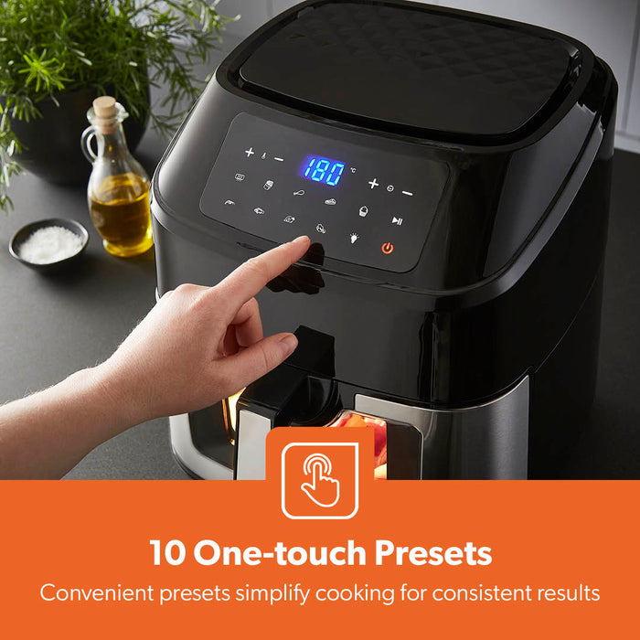 9-In-1 Large Single Basket Fat-Free Vortex Air Fryer 9.2L