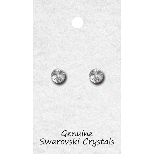 96008C Single Stone Earring CLIP* (FINAL SALE)