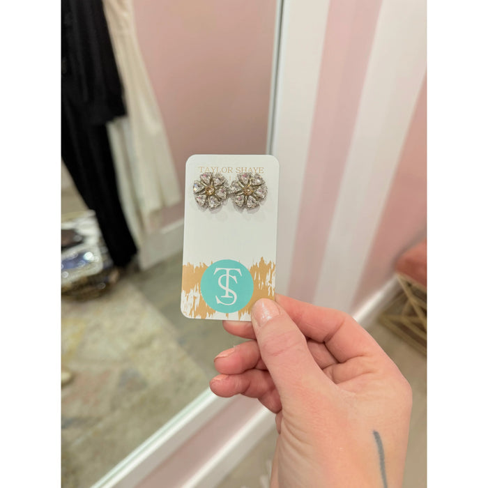 Beaded Stud Earring