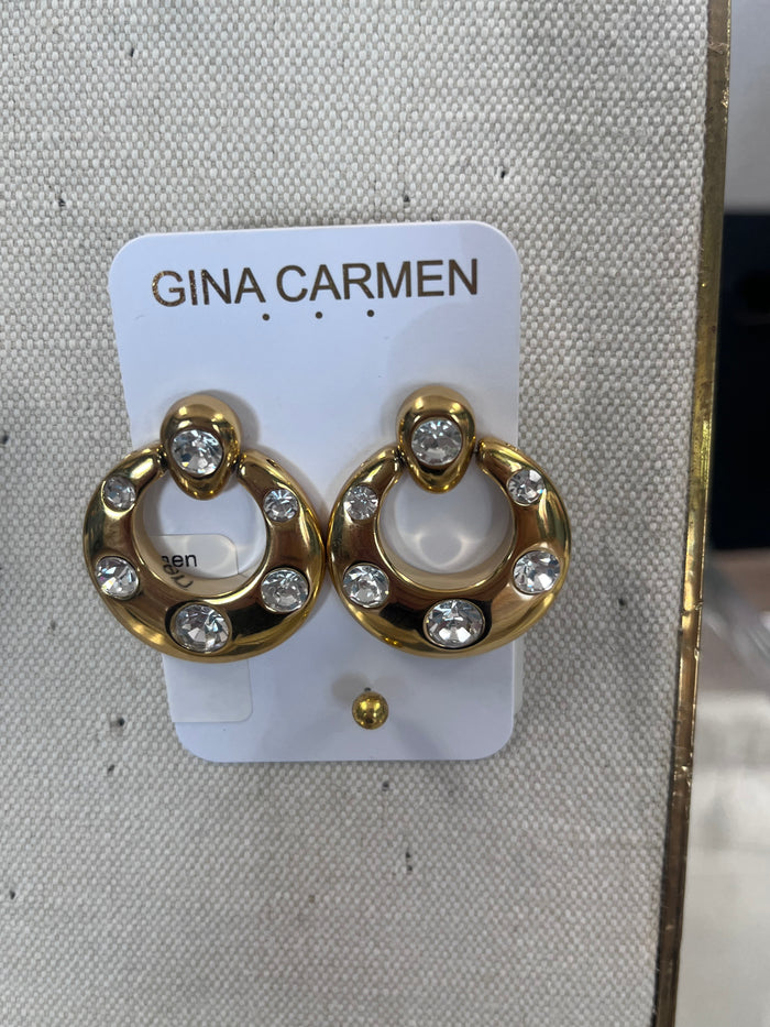 LUCIA Circle Earrings Gina Carmen