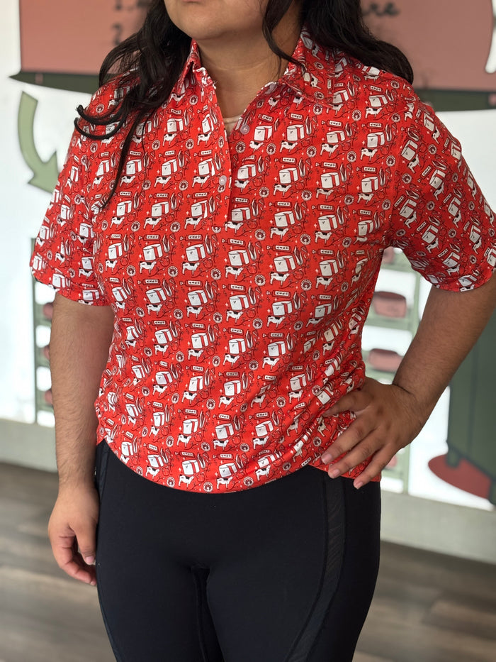Collage Collared Shirt
