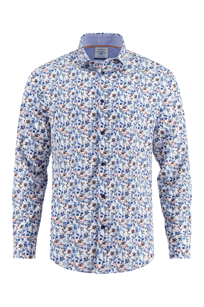 A Fish Named Fred 32.014 Men's Shirt Pheasant Multicolor Blue. Shop now at Dotique