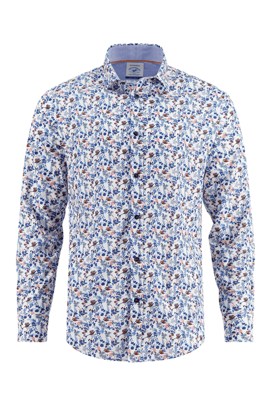 A Fish Named Fred 32.014 Men's Shirt Pheasant Multicolor Blue. Shop now at Dotique