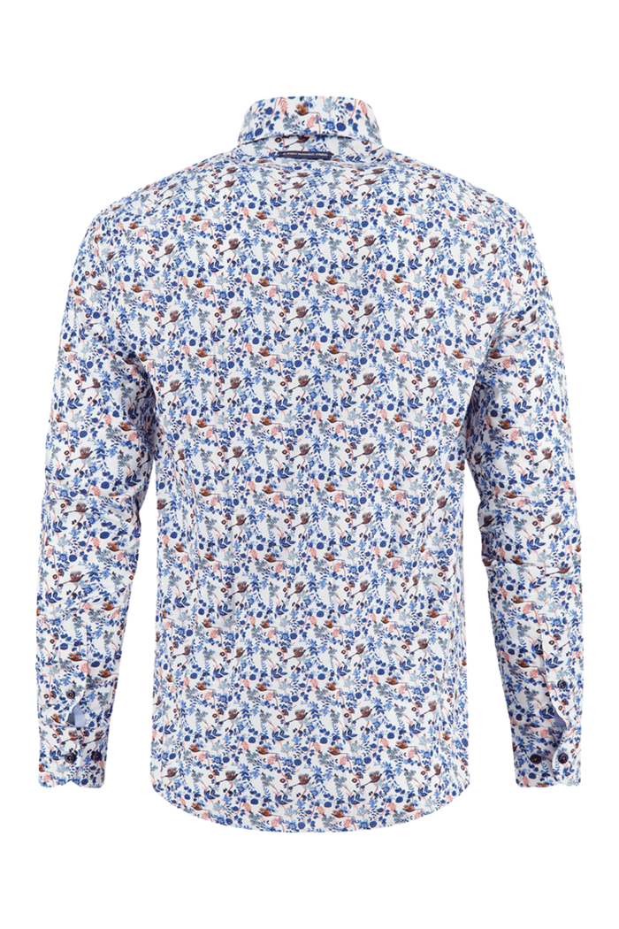 A Fish Named Fred 32.014 Men's Shirt Pheasant Multicolor Blue. Shop now at Dotique