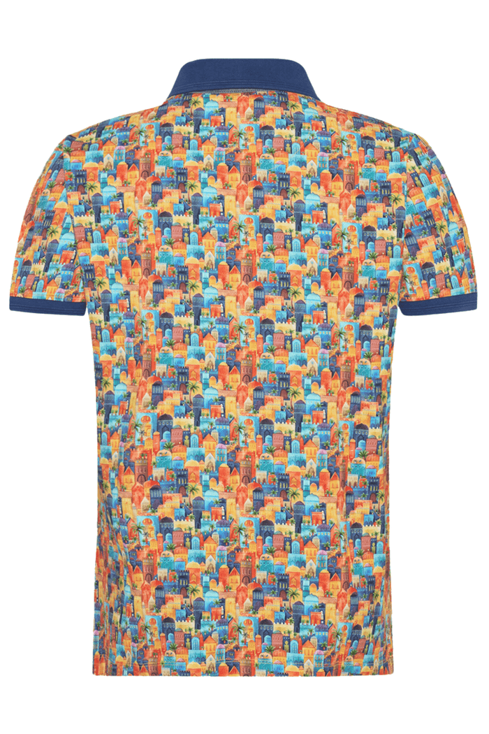 A Fish Named Fred Men's Polo Shirt 31.305 Multicolour All Colour Town - Dotique