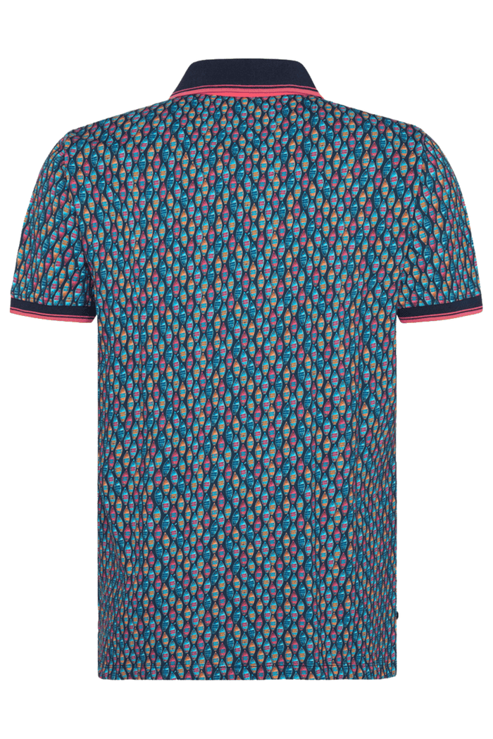 A Fish Named Fred Men's Polo Shirt 31.307 Navy Boats - Dotique
