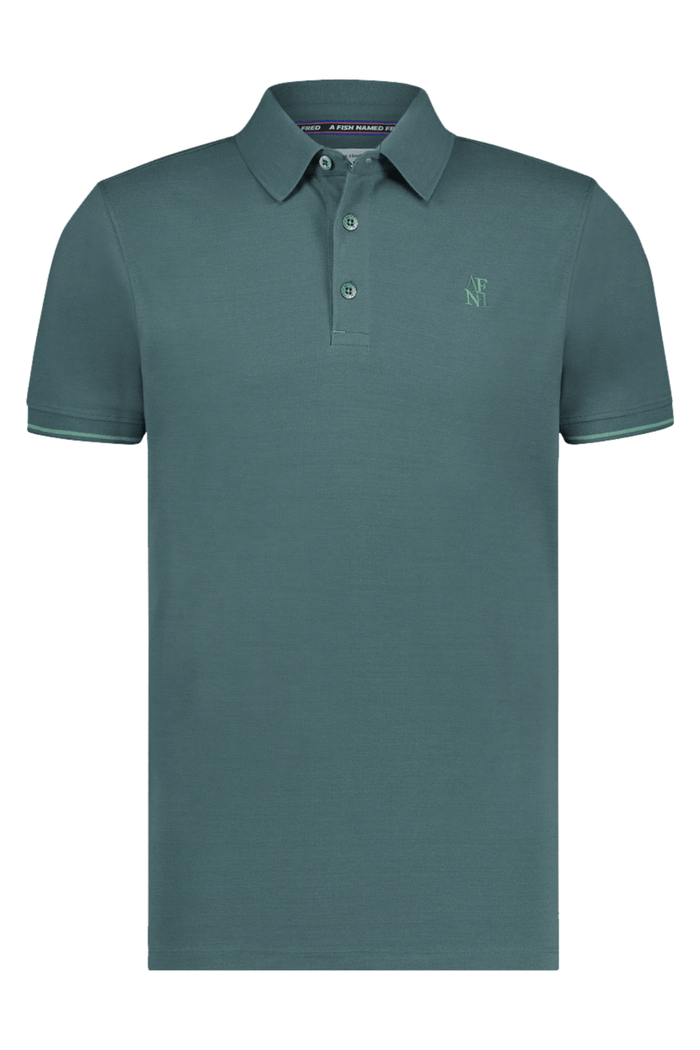 A Fish Named Fred Men's Polo Shirt Forest Green 99.3001 - Dotique