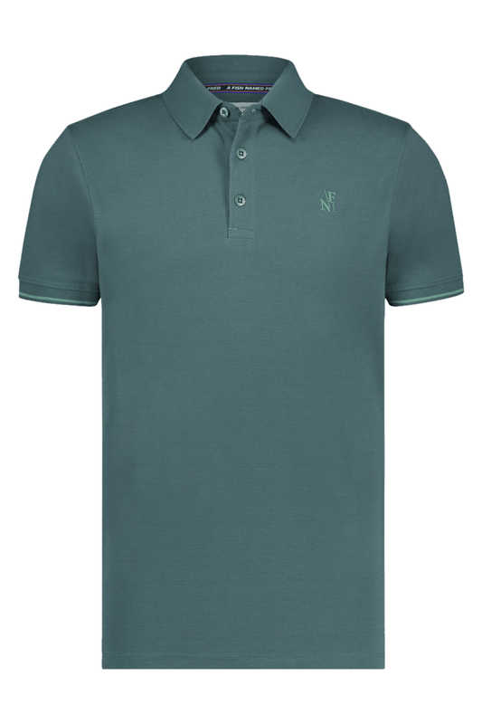 A Fish Named Fred Men's Polo Shirt Forest Green 99.3001 - Dotique