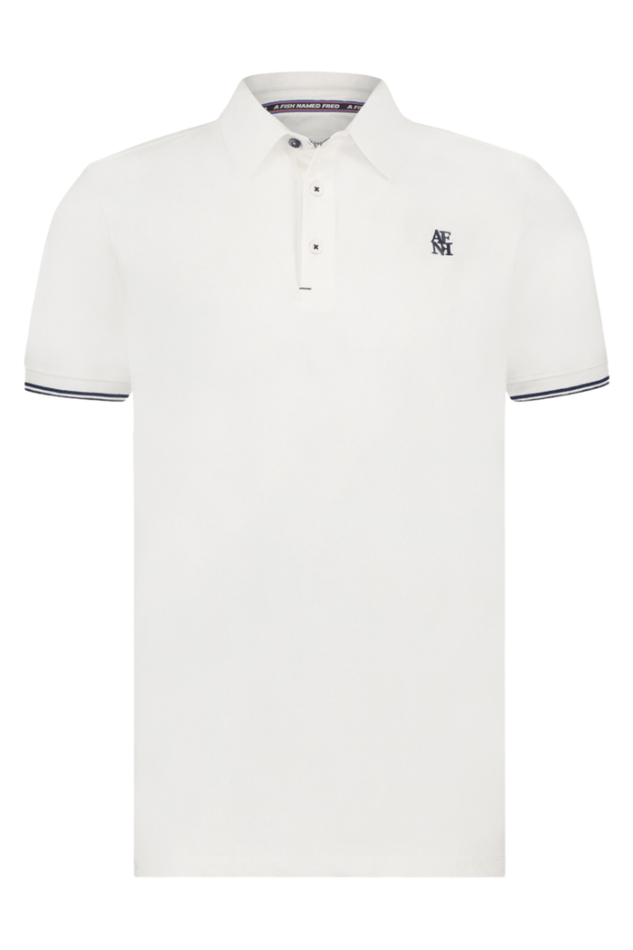 A Fish Named Fred Men's Polo Shirt Off White 99.3001 - Dotique