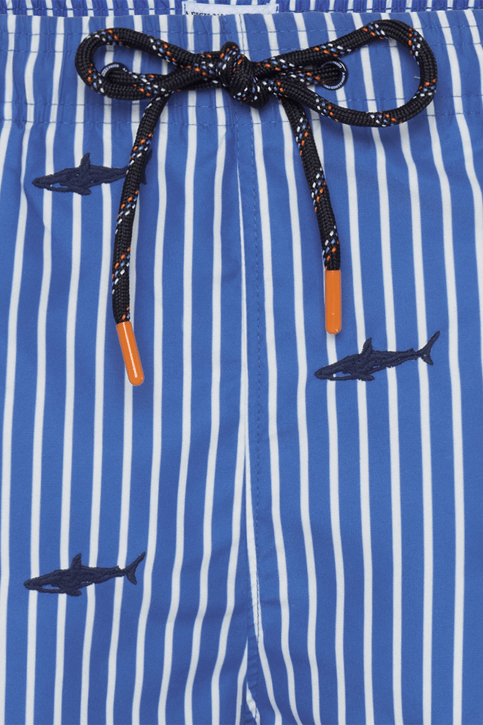 A Fish Named Fred Men's Swimshort Shark - Navy 31.251 - Dotique