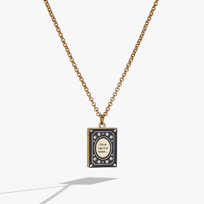 'A Reader Lives A Thousand Lives' Book Club Locket Pendant