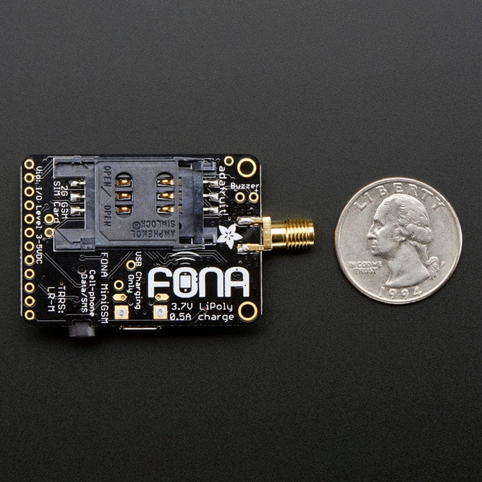 Adafruit FONA - Mini Cellular GSM Breakout - SMA Version (v1) [Discontinued] by Adafruit - The Pi Hut
