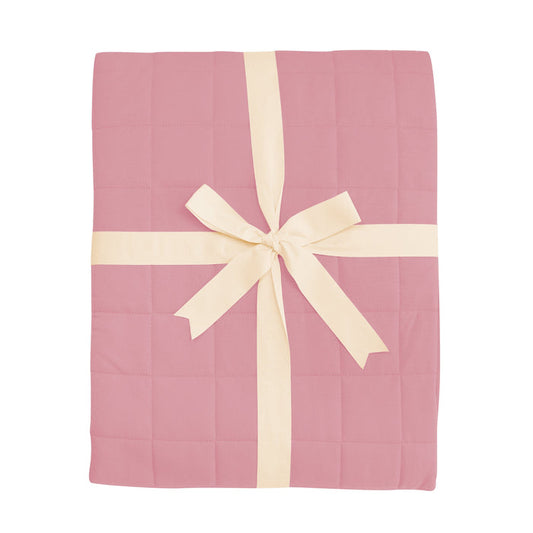Kyte Baby Adult Blanket Apple Blossom / Adult Adult Quilted Blanket in Apple Blossom 2.5