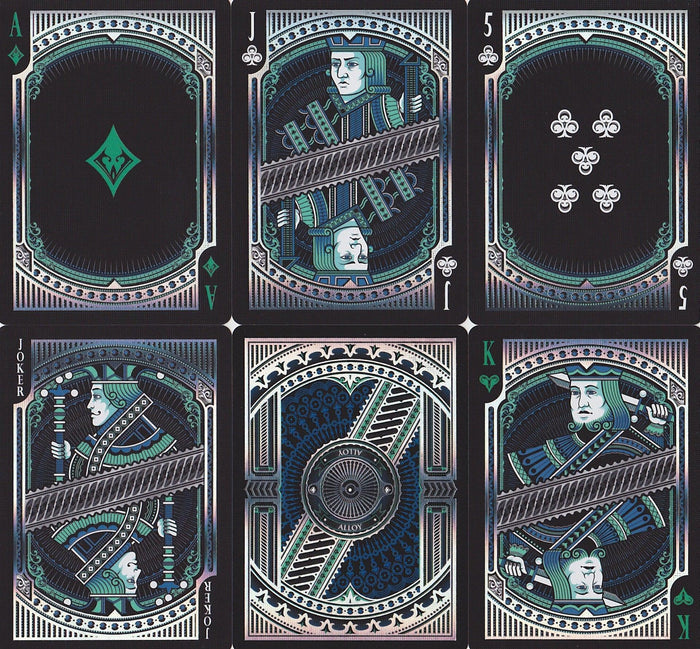 Alloy: Cobalt Playing Cards by Expert Playing Card Co.