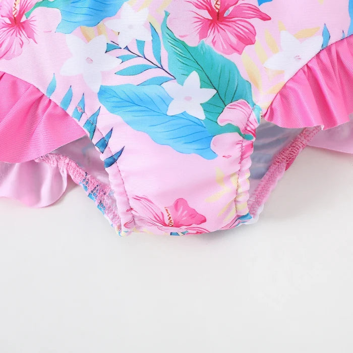 ALOHA Bikini and Long-Sleeve Top Swim Set