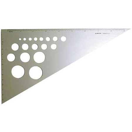 Alumicolor Triangle - 45-45-90 Degrees - 6 Inches - by Alumicolor - K. A. Artist Shop